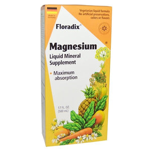 Flora, Floradix, Magnesium, Liquid Mineral Supplement, 17 fl oz (500 ml)