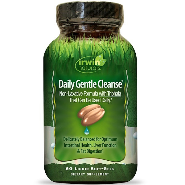 Irwin Naturals, Daily Gentle Cleanse, 60 Liquid Soft-Gels