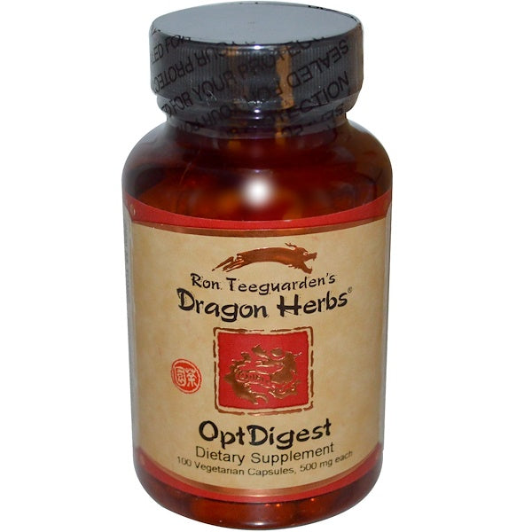 Dragon Herbs, OptDigest, 500 mg, 100 Veggie Caps