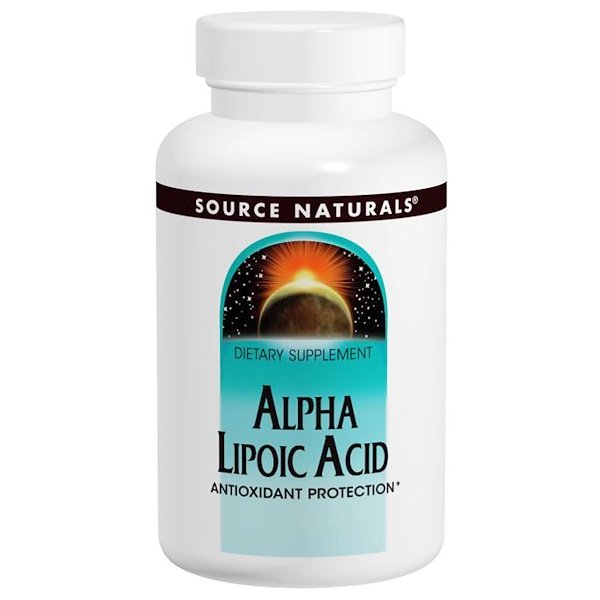 Source Naturals, Alpha Lipoic Acid, 200 mg, 120 Tablets