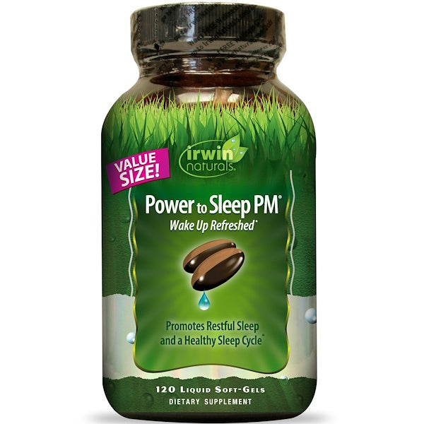 Irwin Naturals, Power to Sleep PM, 120 Liquid Soft-Gels