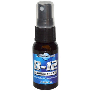 Pure Advantage, B-12 Spray, 500 mcg, 1 fl oz