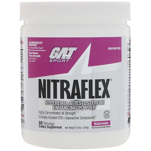 GAT, NITRAFLEX, Watermelon, 10.6 oz (300 g)