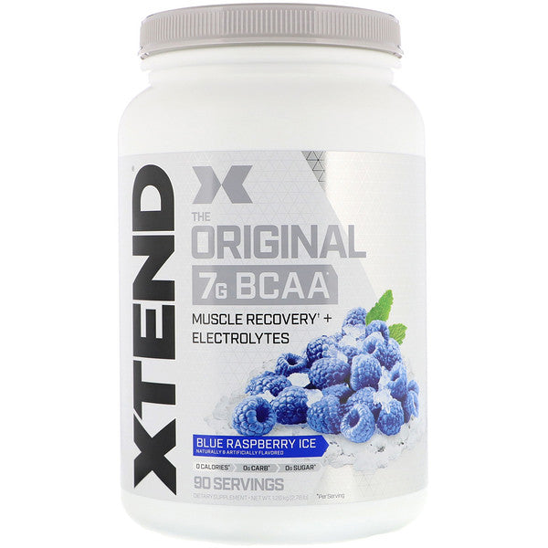 Scivation, Xtend, The Original 7G BCAA, Blue Raspberry Ice, 2.78 lb (1.26 kg)