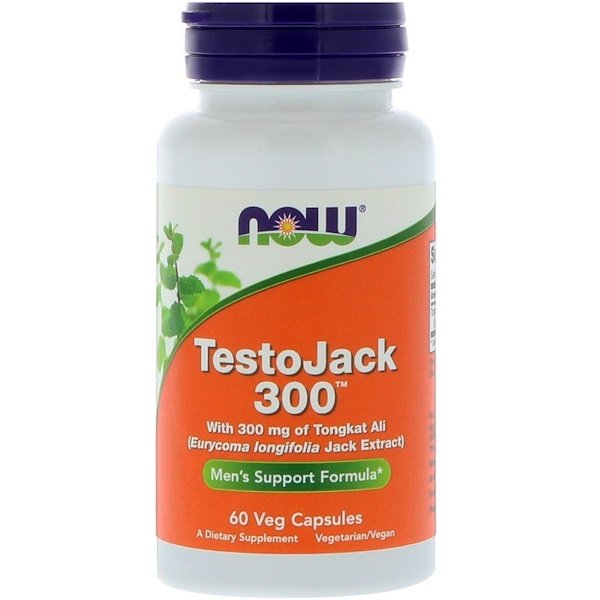 Now Foods, TestoJack 300, 60 Veg Capsules