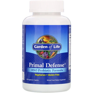 Garden of Life, Primal Defense, HSO Probiotic Formula, 180 Vegetarian Caplets