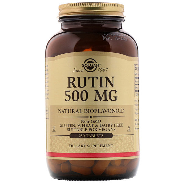 Solgar, Rutin, 500 mg, 250 Tablets