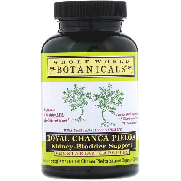 Whole World Botanicals, Royal Chanca Piedra, Kidney-Bladder Support, 400 mg, 120 Vegetarian Capsules