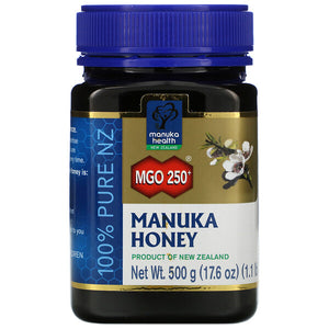 Manuka Health, Manuka Honey, MGO 250+, 17.6 oz (500 g)