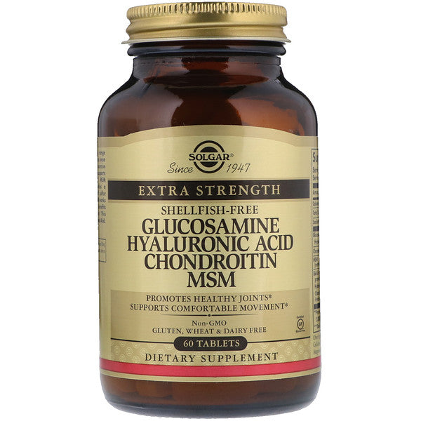 Solgar, Glucosamine Hyaluronic Acid Chondroitin MSM, 60 Tablets