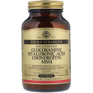 Solgar, Glucosamine Hyaluronic Acid Chondroitin MSM, 60 Tablets