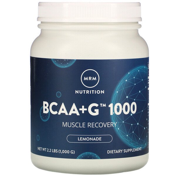 MRM, BCAA+G 1000, Lemonade, 2.2 lbs (1,000 g)