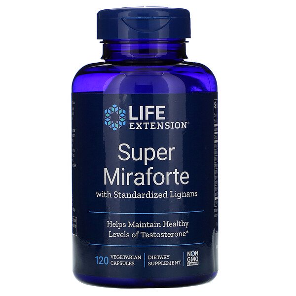 Life Extension, Super Miraforte with Standardized Lignans, 120 Vegetarian Capsules