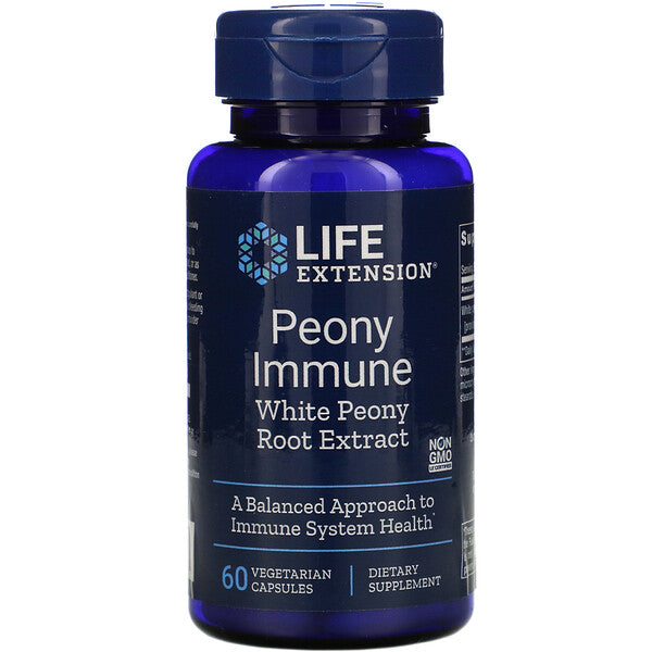 Life Extension, Peony Immune, 60 Vegetarian Capsules