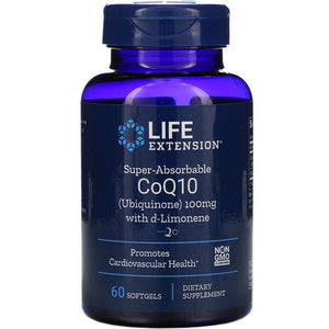 Life Extension, Super-Absorbable CoQ10, 100 mg, 60 Softgels