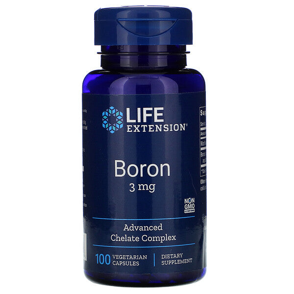 Life Extension, Boron, 3 mg, 100 Vegetarian Capsules