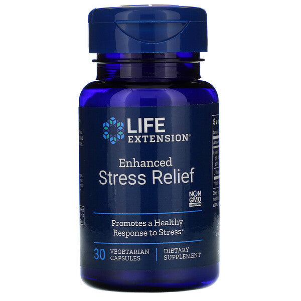 Life Extension, Enhanced Stress Relief, 30 Vegetarian Capsules