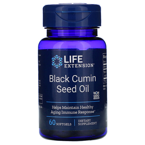 Life Extension, Black Cumin Seed Oil, 60 Softgels