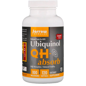 Jarrow Formulas,  Ubiquinol, QH-Absorb, 100 mg, 120 Softgels