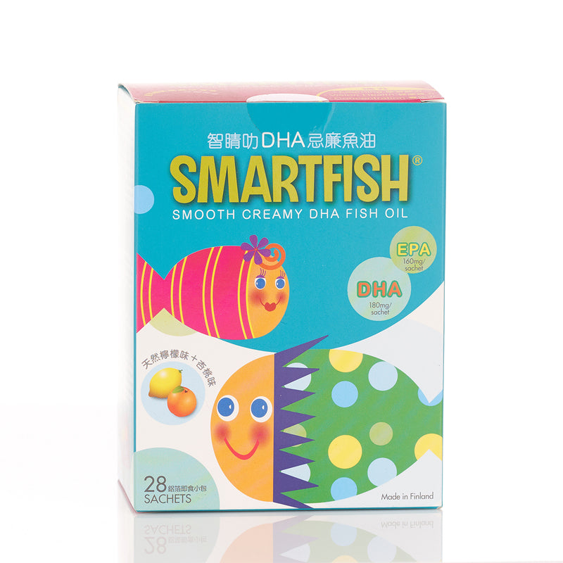 Smartfish Smooth Creamy Dha Fish Oil 28 bags