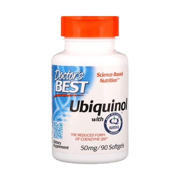 Doctor's Best, Ubiquinol with Kaneka, 50 mg, 90 Softgels