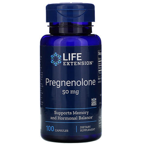 Life Extension, Pregnenolone, 50 mg, 100 Capsules