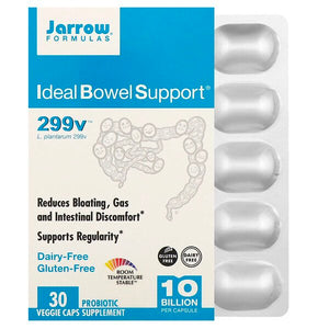 Jarrow Formulas, Ideal Bowel Support, 299v, 10 Billion, 30 Veggie Caps