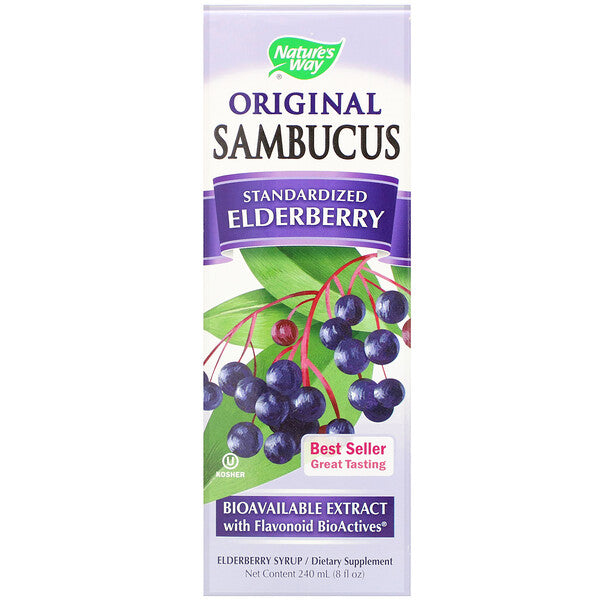 Nature's Way, Original Sambucus, Standardized Elderberry, 8 fl oz (240 ml)