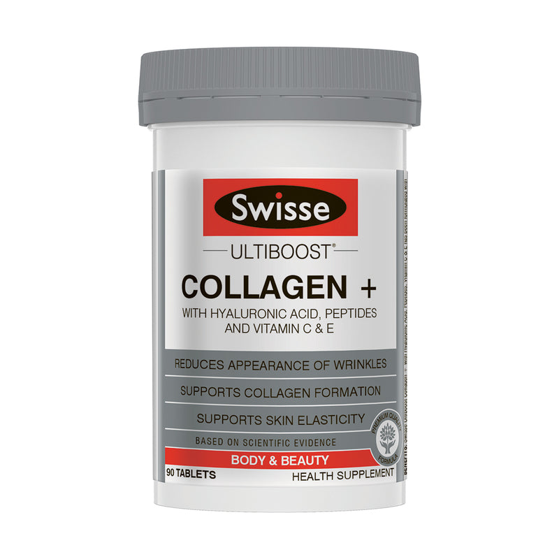 Swisse Collagen plus HA+Collagen Tabs 90pcs