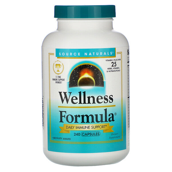 Source Naturals, Wellness Formula, Daily Immune Support, 240 Capsules