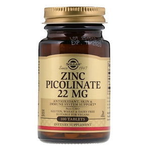 Solgar, Zinc Picolinate, 100 Tablets