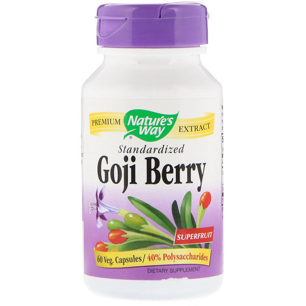 Nature's Way, Goji Berry, Standardized, 60 Veg. Capsules