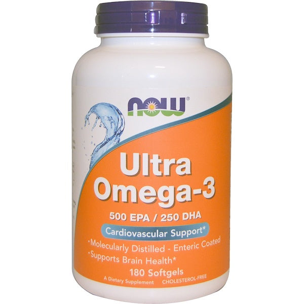 Now Foods, Ultra Omega-3, 180 Softgels