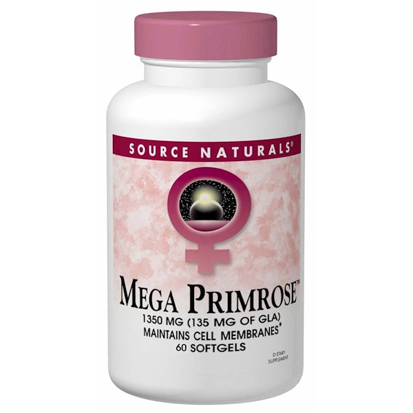 Source Naturals, Mega Primrose, 60 Softgels
