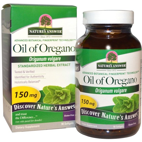 Nature's Answer, Oil of Oregano, Origanum Vulgare, 150 mg, 90 Softgels