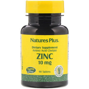 Nature's Plus, Zinc, 10 mg, 90 Tablets