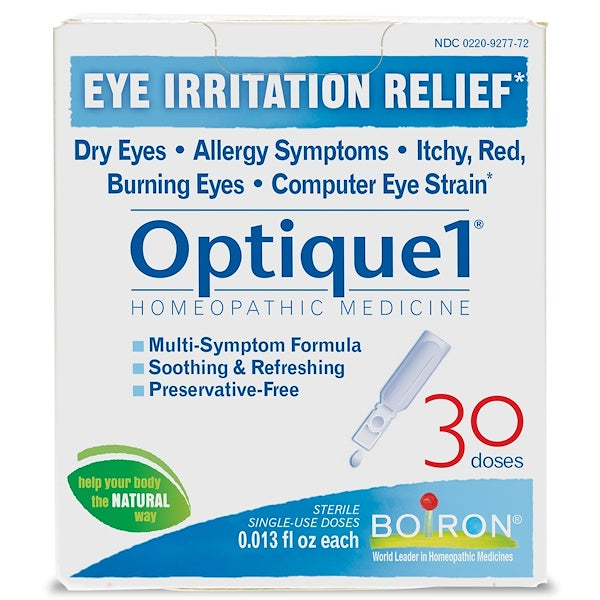 Boiron, Optique 1, Eye Irritation Relief, 30 Doses, 0.013 fl oz Each