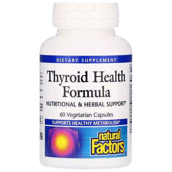 Natural Factors, Thyroid Health Formula, 60 Vegetarian Capsules