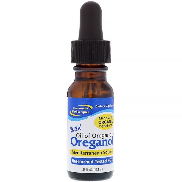 North American Herb & Spice, Oreganol P-73, .45 fl oz (13.5 ml)