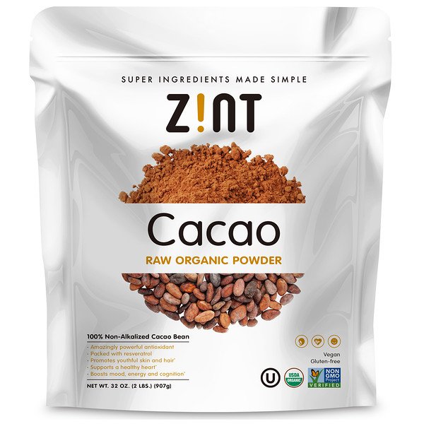 Zint, Raw Organic Cacao Powder, 32 oz (907 g)