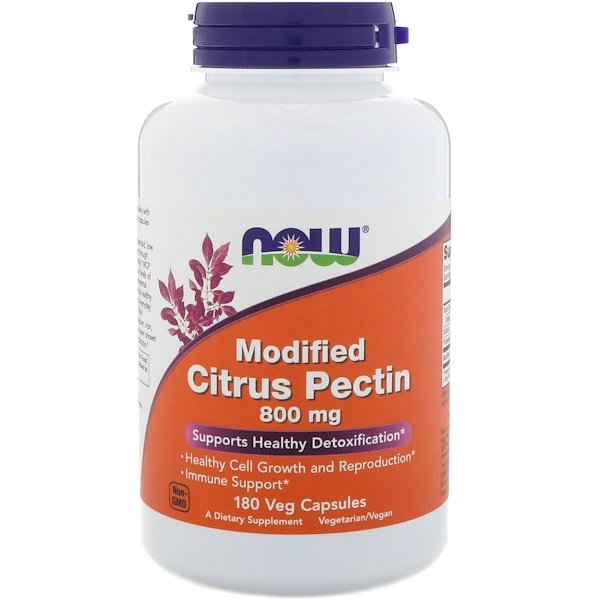 Now Foods, Modified Citrus Pectin, 800 mg, 180 Veg Capsules