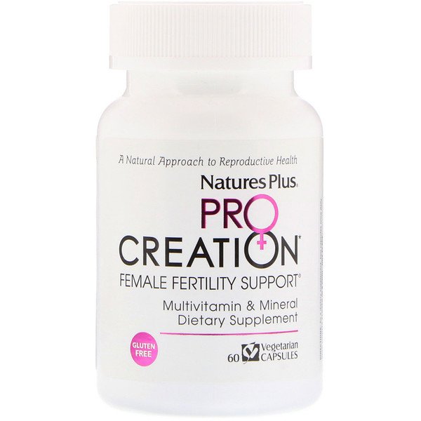 Nature's Plus, ProCreation, Female Fertility Support, 60 Vegetarian Capsules