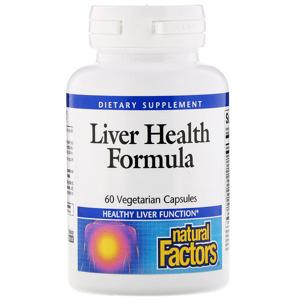 Natural Factors, Liver Health Formula, 60 Vegetarian Capsules