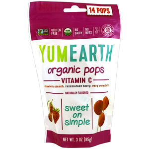 YumEarth, Organic Vitamin C Pops, 14 Pops, 3 oz (85 g)