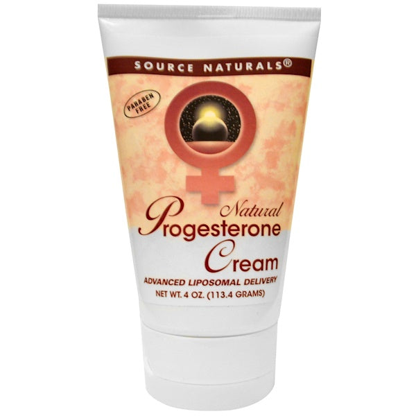 Source Naturals, Natural Progesterone Cream, 4 oz (113.4 g)