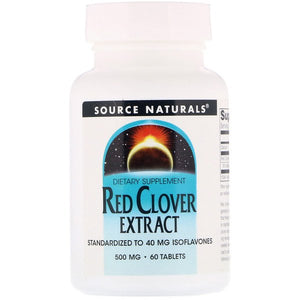 Source Naturals, Red Clover Extract, 500 mg, 60 Tablets