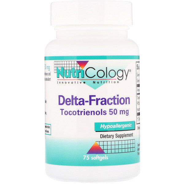 Nutricology, Delta-Fraction, Tocotrienols, 50 mg, 75 Softgels