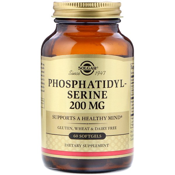 Solgar, Phosphatidylserine, 200 mg, 60 Softgels