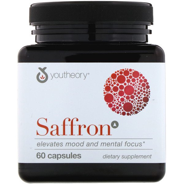 Youtheory, Saffron, 60 Capsules