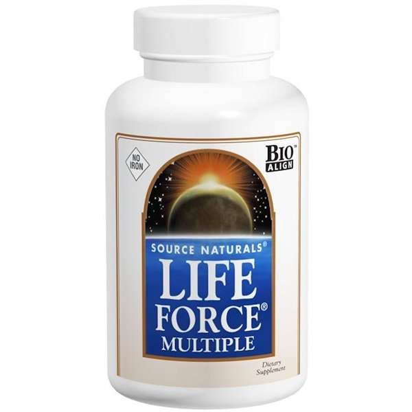 Source Naturals, Life Force Multiple, No Iron, 60 Tablets